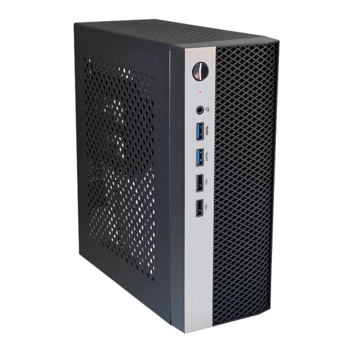 Κουτί υπολογιστή Mini ITX HTPC με 4XUSB και υποστήριξη τροφοδοτικού 1U 2