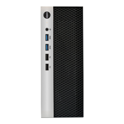 Κουτί υπολογιστή Mini ITX HTPC με 4XUSB και υποστήριξη τροφοδοτικού 1U