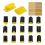16PC Hand Sanding Block Set with 40Sheets Hook and Loop Sandpaper Kit 1