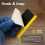 16PC Hand Sanding Block Set with 40Sheets Hook and Loop Sandpaper Kit 2