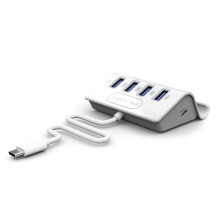 Supporto per telefono Hub 4 in 1, cavo USB C, adattatore splitter di tipo C