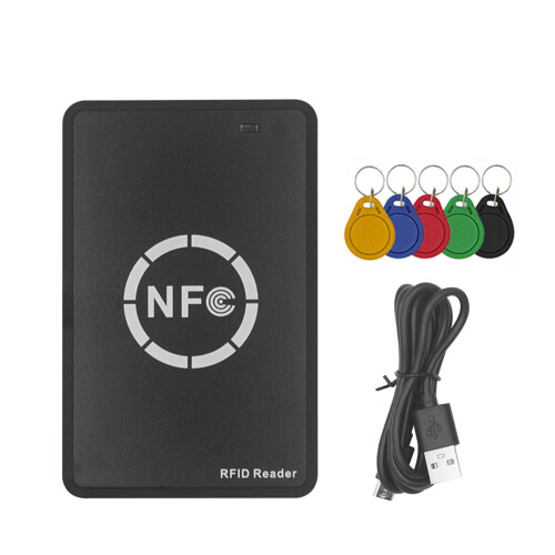 RFID NFC Smart Chip Reader + 5XUID Sleutelhanger Kopieerapparaat RFID Duplicator
