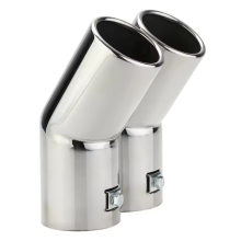 For VW Golf 4 Bora Jetta Car Exhaust Tail Pipe Dual Pipes