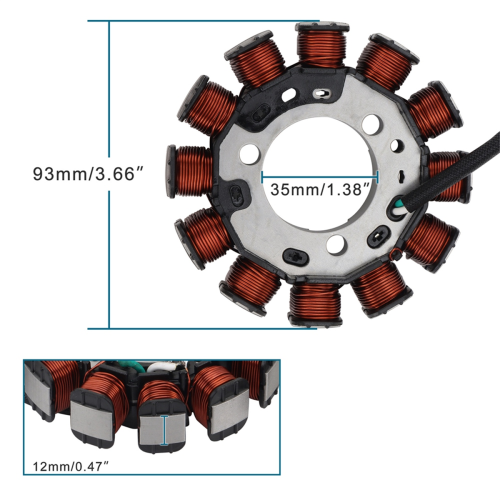 Bobina de estator magnético para motocicleta Honda 2
