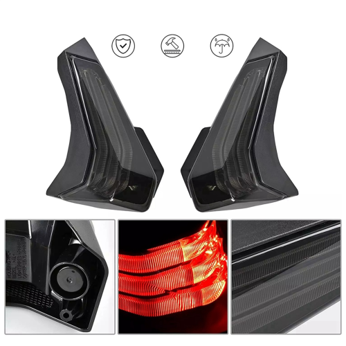 LED-baglygter til Can Am 600 900, LED røget sort 2