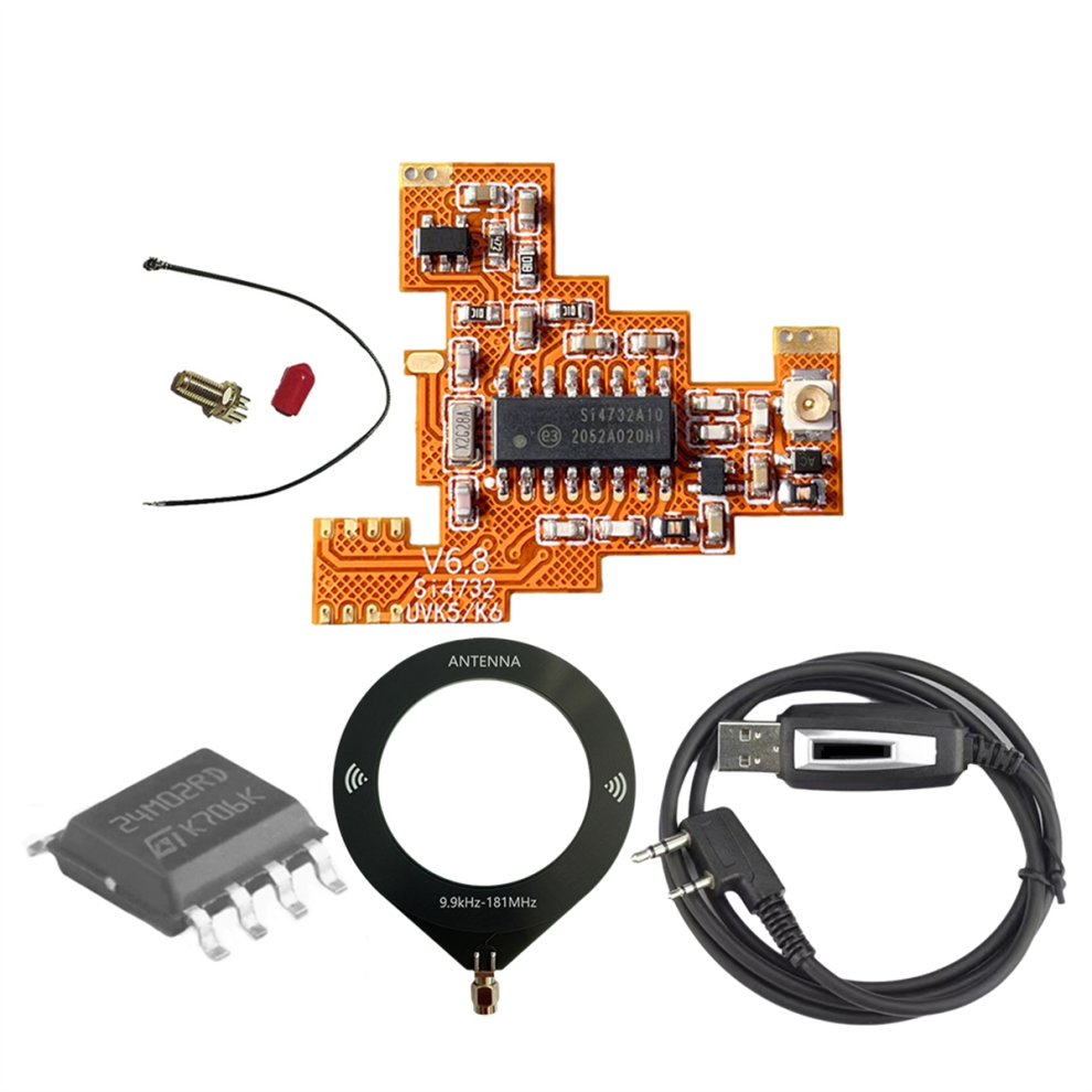 MóDulo Fpc SI4732 V6.8 + Chip De 2 M + Kit De Cable De Escritura Para Quansheng K5-image