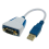 Μετατροπέας καλωδίου USB σε RS232 Σειριακός προσαρμογέας DB9 USB σε RS232 0.2M 1