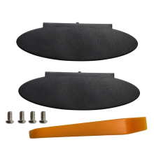 2 piezas de cubierta de espejo de maquillaje interior para parasol de coche para Porsche