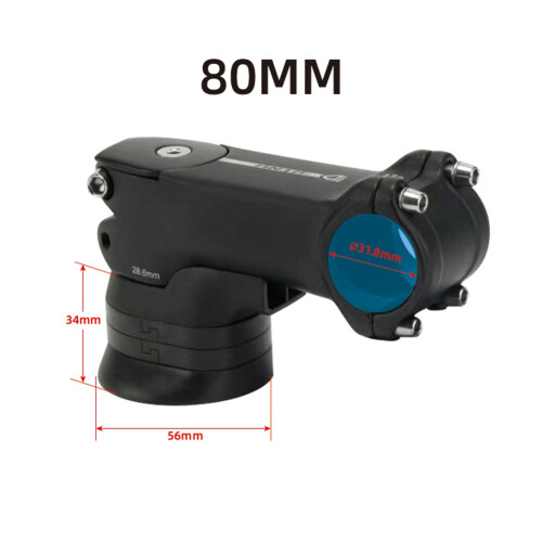 Mesa de bicicleta GITNU 31,8x80 mm com espaçadores 1