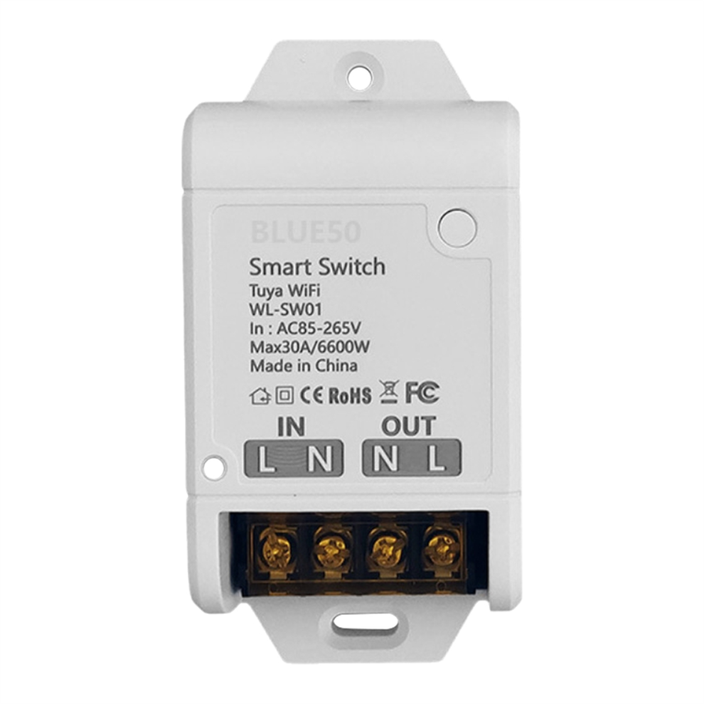 Presa Domotica Con Interruttore Intelligente Wifi Da 30 A Ad Alta Potenza E Telecomando Tramite App-image