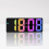 LED Large-Character Electronic Clock Bedside Alarm Clock White 3