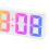 LED Large-Character Electronic Clock Bedside Alarm Clock White 2