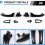Manija de puerta delantera para BMW X5 E53 2000-2006 RHD 6