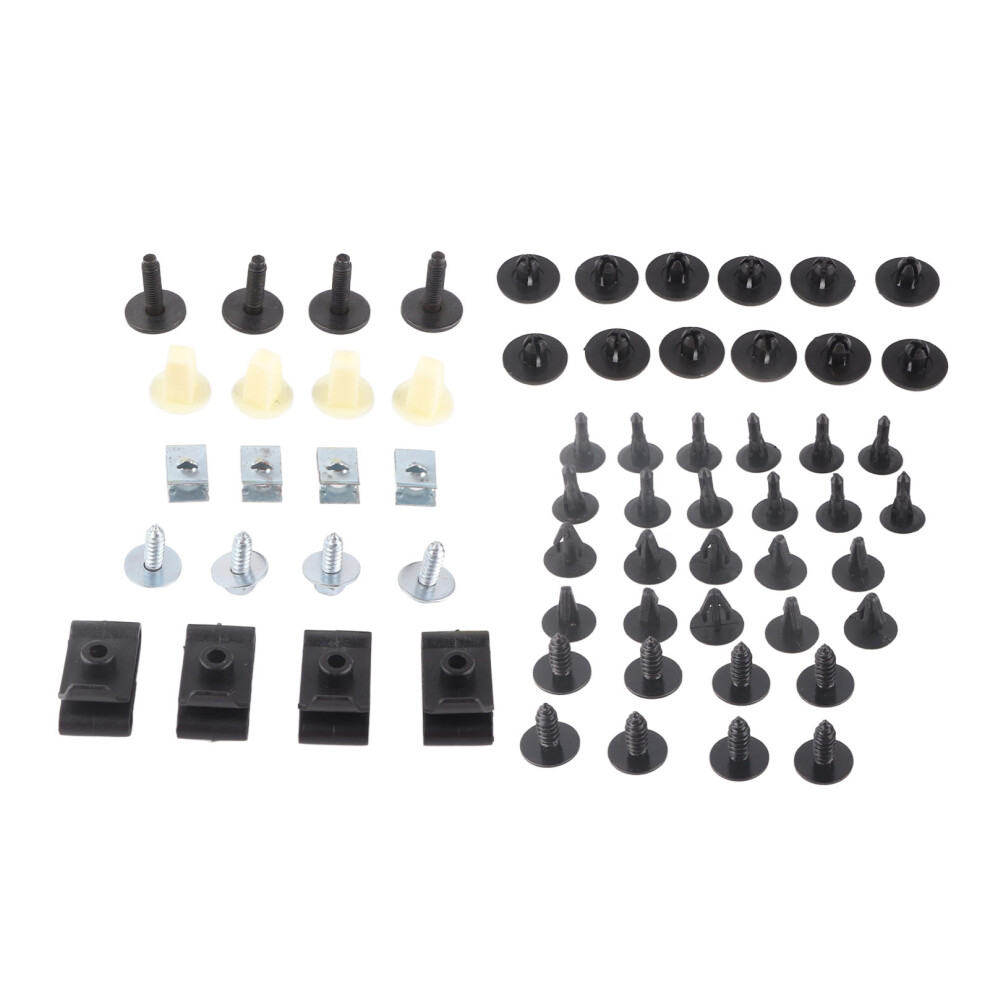 50Pcs Engine Under Cover Retainer Clips Underbody 9121376976339