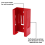 Magnetische handschoen-/tissuedispenser, wandmontage voor handschoendispenser, 3