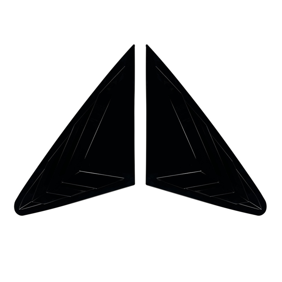 Car Rear Triangular Window Louvers For Audi Q5 Fy Glossy Black 4712930623117