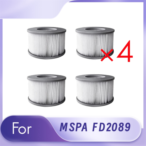4 st 2020 poolfilter för MSPA FD2089 uppblåsbart badkarsfilter