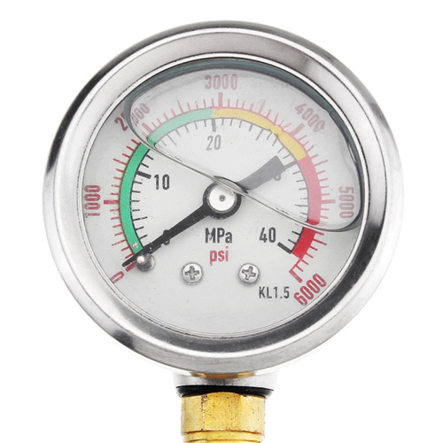 Hogedrukleiding 5000pa opblaasbare klep, met manometer 2