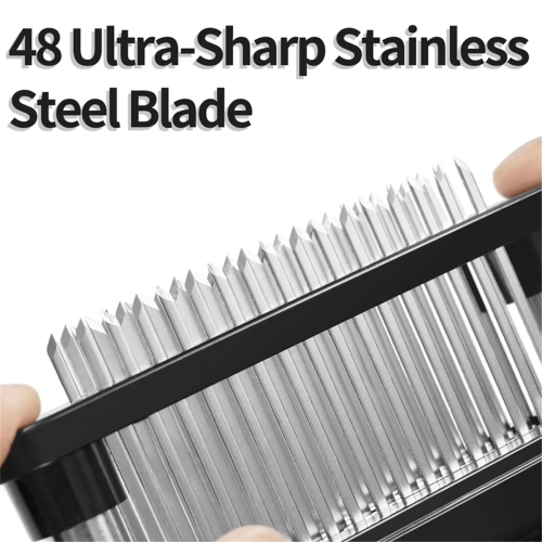 48-Blade Meat Tenderizer - Ultra-Sharp Needle Steak Tenderizer 2
