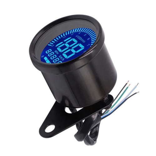 Velocímetro digital universal para motocicletas, retro, LCD 1