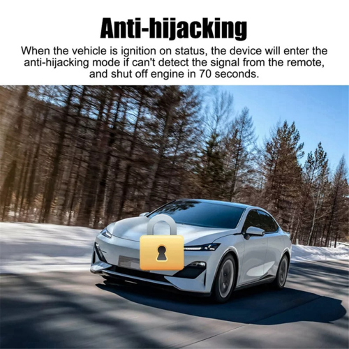 12V Car Immobilizer Wireless Anti-Hijacking Engine Lock Alarm System 1