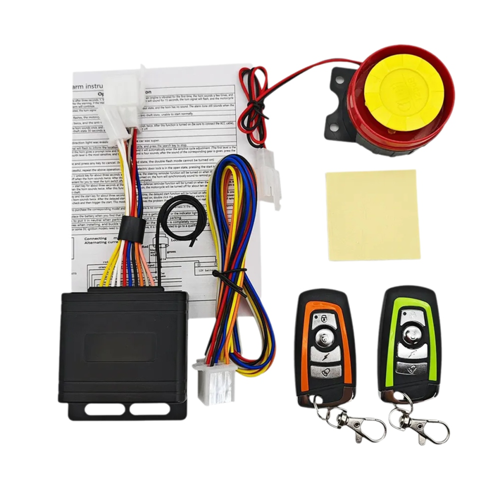Dc 12V Motorcycle Alarm, Anti-Theft, 120Db, Vibration Sensor. 4712930639217