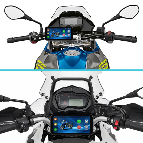 Μοτοσικλέτα DVR Οθόνη πλοήγησης αυτοκινήτου Android Auto Monitor 2