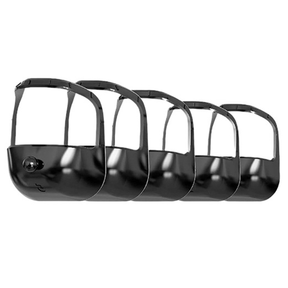 Black 5Pcs Beard Styling Template French Beard Or Goatee Shaving