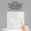 Termostato intelligente Tuya WiFi Termostato programmabile per casa 3A Nero 4
