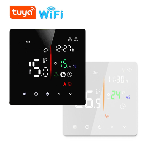 Termostato intelligente Tuya WiFi Termostato programmabile per casa 3A Nero 1