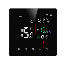 Termostato intelligente Tuya WiFi Termostato programmabile per casa 3A Nero