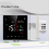 Termostato intelligente Tuya WiFi Termostato programmabile per casa 3A Nero 5