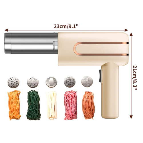Handheld Electric Noodle Maker 5-in-1 Wireless Noodle Maker 2