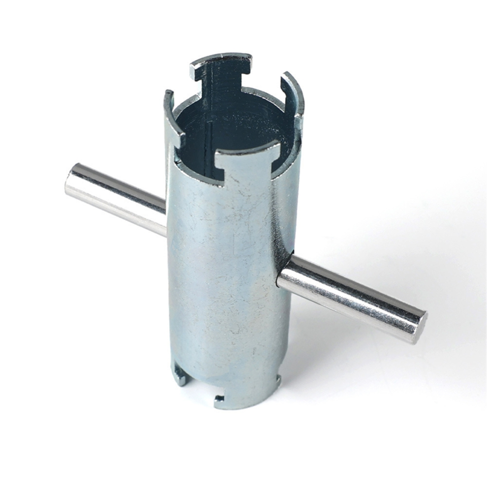 Zware Metalen Sleutel Met Dubbele Mandzeefsleutel-image