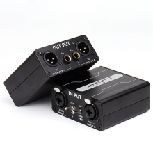 Dual-Channel 6.5 XLR Mixer Audio Isolator Stroom Geluid Ruis Mixer