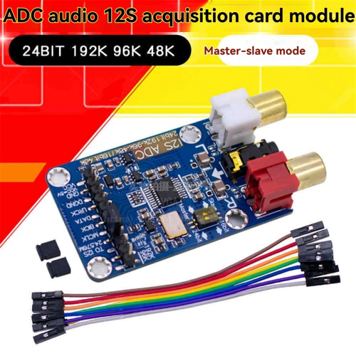 I2S ADC Master Slave Mode Development Board Support 3.5MM/RCA Input 1