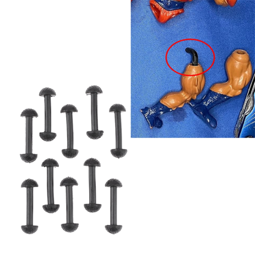 Connecteurs de remplacement pour sangles de jambe pour figurines Motu Vintage 2