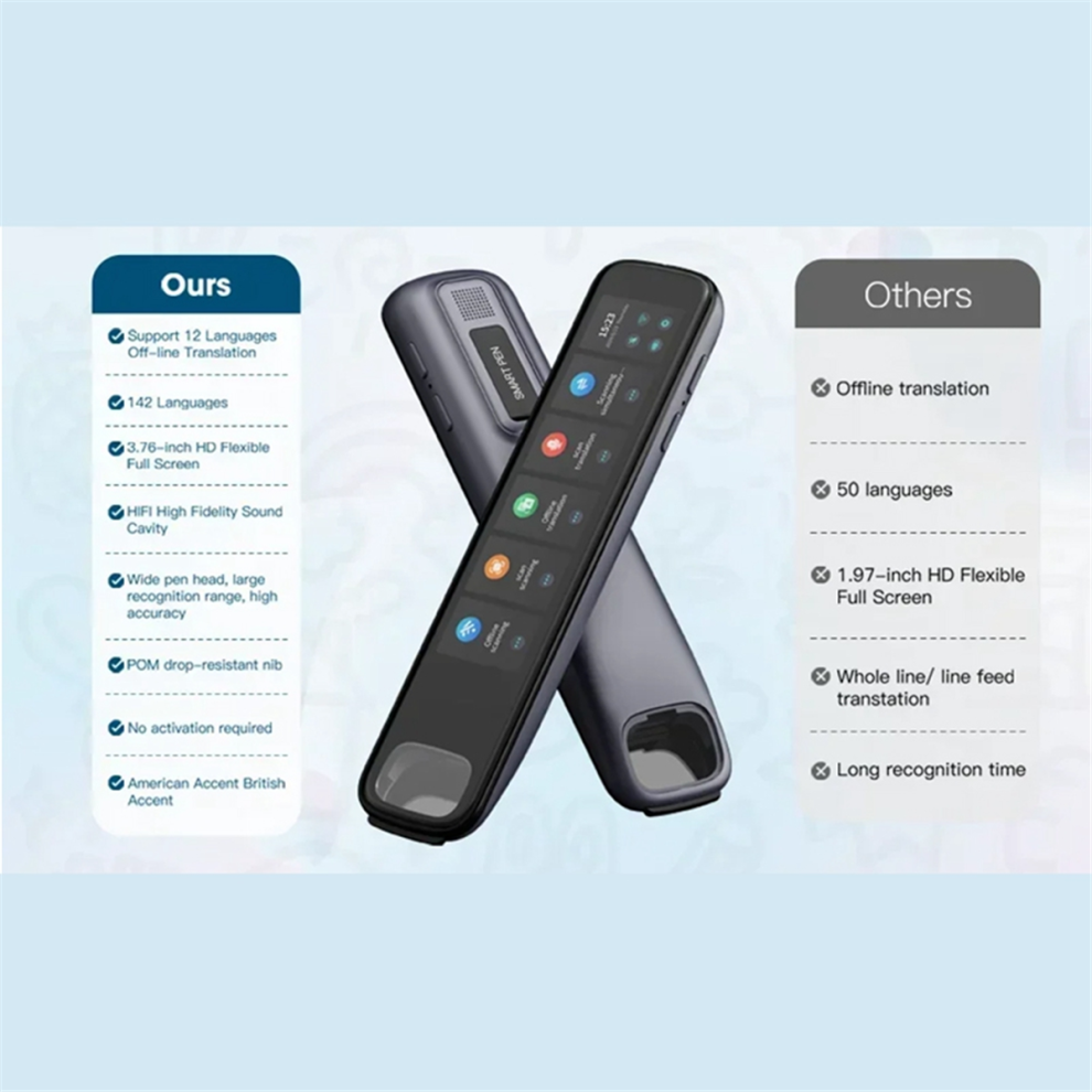 For X10 AI Translator Pen with 142 Languages & Voice Scanning-image-OPC-PJ8NN5K-NEW