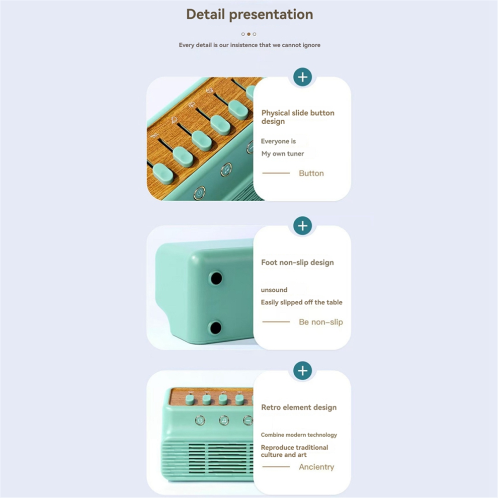 Nuovo Altoparlante Bluetooth Con Rumore Bianco E Suono Naturale Bianco-image