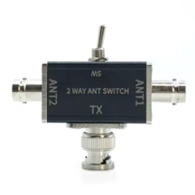 Interruptor de antena coaxial manual bidirecional - 1 entrada e 2 saídas, SO-239