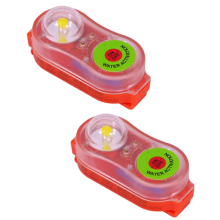 Pacote com 2 luzes para colete salva-vidas, luz estroboscópica com localizador automático para colete salva-vidas, A