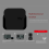 Βάση στήριξης τοίχου για Apple TV 1/2/3/4/4k Media Player 4