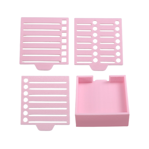 Estêncil para notas adesivas compatível com Post Notes, rosa 2
