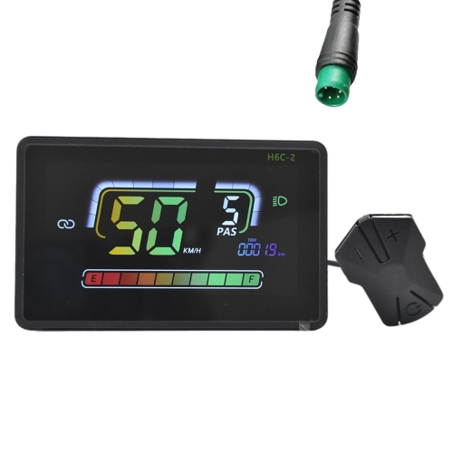 H6C-2 Ηλεκτρικό Ποδήλατο Bluetooth Οθόνη LCD Μετρητής Ταχύμετρου Σκούτερ 5PIN