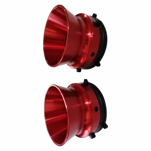 1 par de adaptadores de hub NAB de 1/4 de polegada e 10 polegadas para Studer ReVox, vermelho 1