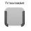 Βάση στήριξης τηλεόρασης τοίχου για Apple TV 1/2/3/4 Media Player, μαύρη 6