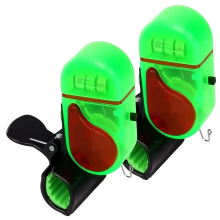 Alarme de mordida de pesca com luz LED, alarme de mordida de peixe com som de mordida 2 peças