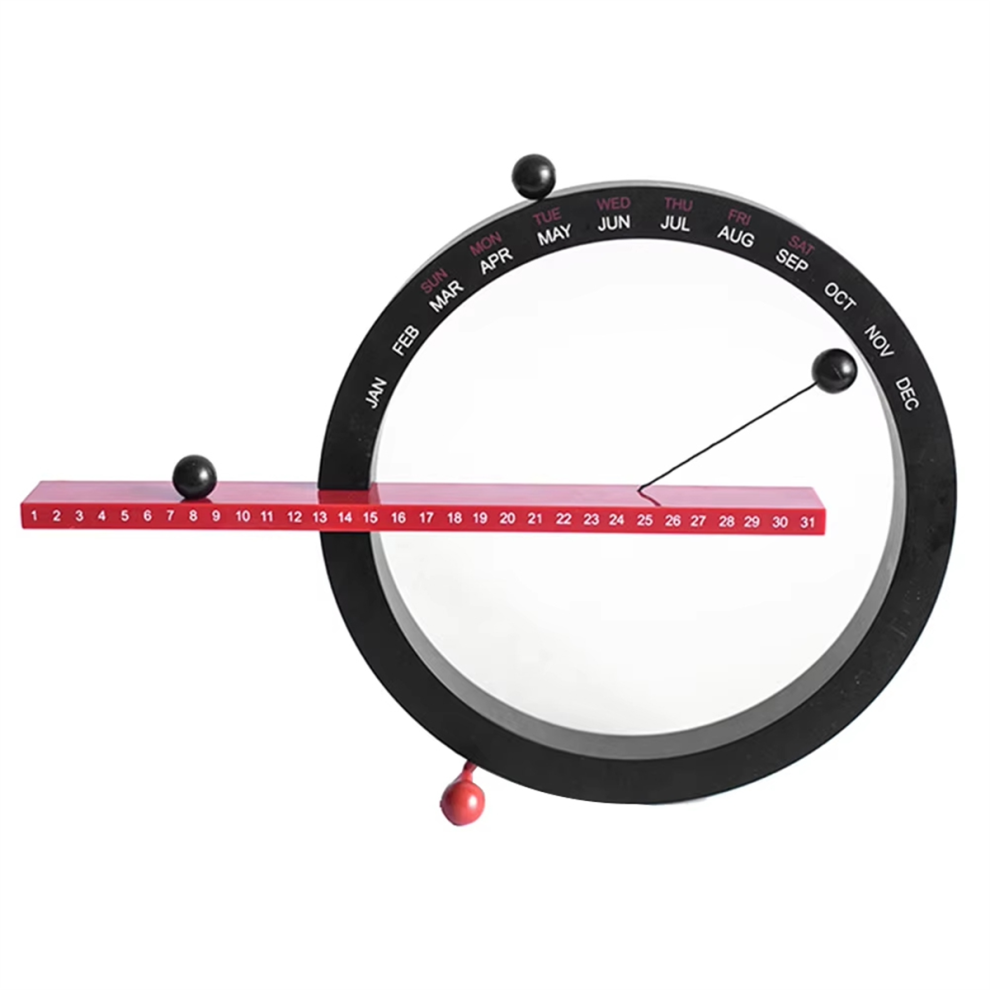 Calendario Perpetuo A Sfera Magnetica Con Calendario Da Parete Mese Settimana Data, A