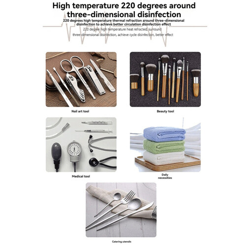 300W Hitzesterilisator mit Timer-Desinfektionsbox EU-Stecker 1