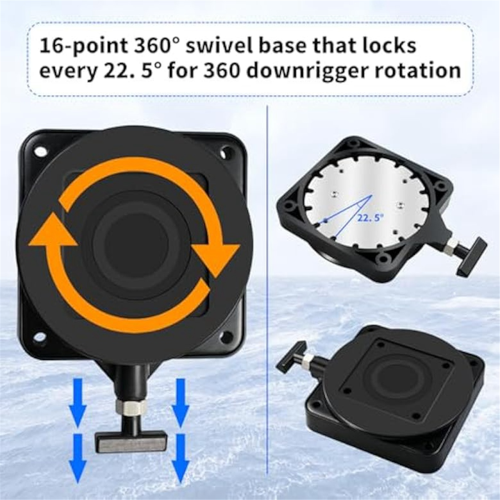 1-pack 2207003 Lågprofilsvridbar bas för Ca-Nnon 3991913 2